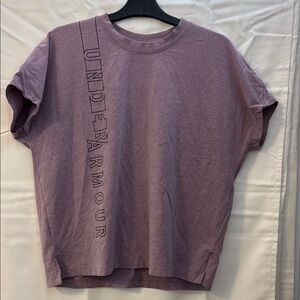Under Armour Heathered Purple Tee